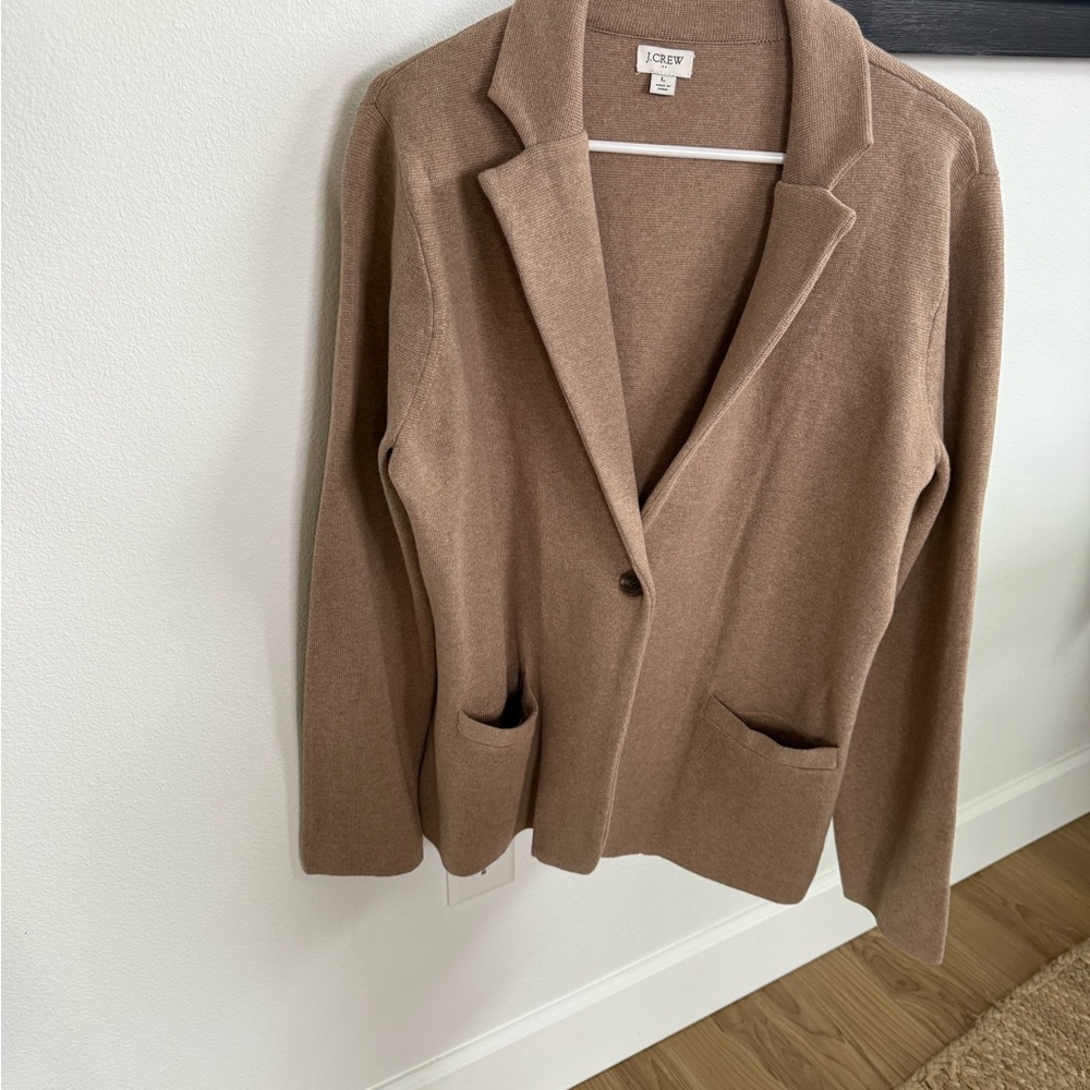 J. Crew Women's Tan Blazer Jacket